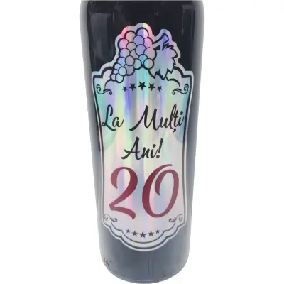 La multi ani 20, vin rosu cabernet sauvignon, demisec, 750ml, 13.5% alcool